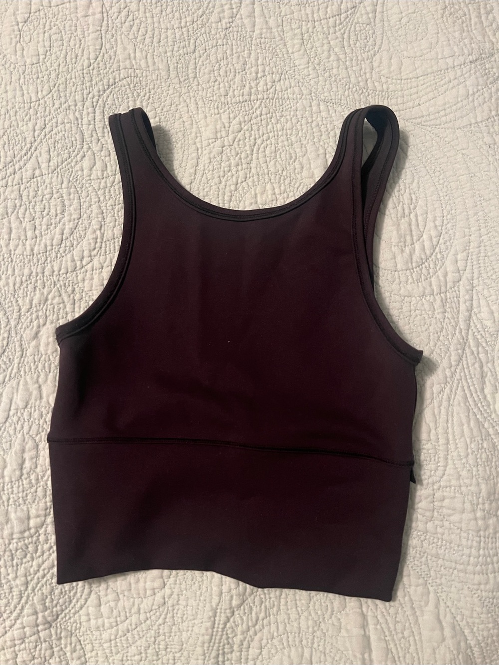 lululemon athletica Black Tank-Style Sports Bra